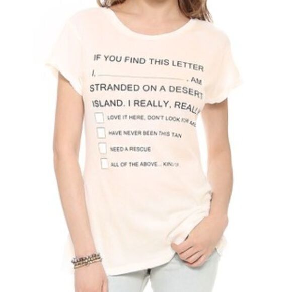 RARE! NWT! Wildfox T-Shirt   - Picture 1 of 2